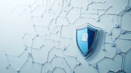 Poster - Cybersecurity strategies for businesses digital space infographic modern technology abstract concept