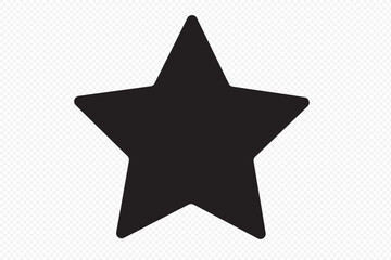 Wall Mural - star vector logo. alone star.	