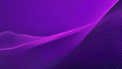 Poster - Abstract Gradient Movement: Vertical Waves and Lines in Dynamic Purple Background