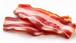 © Noah - two slices of fresh bacon isolated on a white background