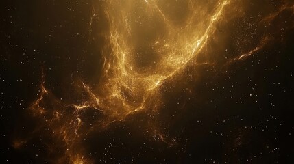 Poster - Deep space-inspired abstract background, featuring cosmic dust, glowing nebulae, and distant stars.