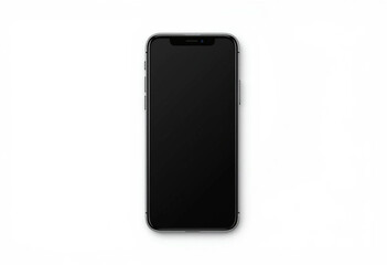 Fototapete - Realistic vector mockup phone for visual ui app demonstration. High quality realistic newest version of smartphone with blank white screen
