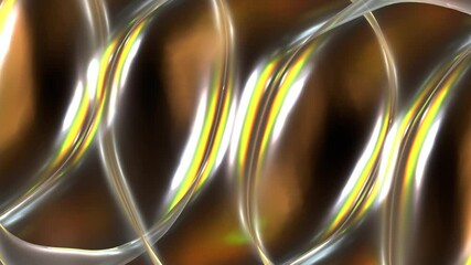 Poster - Glowing Wavy And Curvy Background Animation