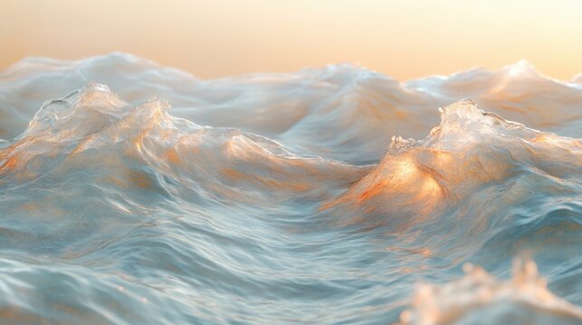 soft prism wave, fluid haze, background