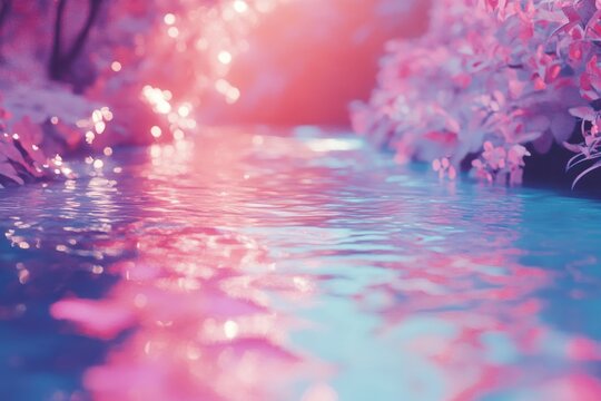 soft ripple pop, dreamy stream, background