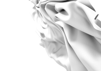Aufkleber - Abstract white liquid splash with a dynamic and smooth flowing texture, perfect for creating a modern and minimalist background.