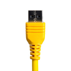 lan cable isolated on white background, top view --v 7.0