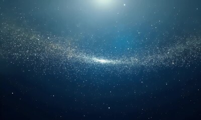 Wall Mural - blue space background
