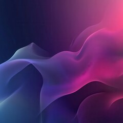 Poster - Abstract digital art with flowing lines and vibrant gradient colors creating a dynamic and modern background for creative projects