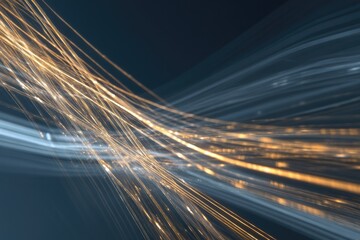Poster - dynamic energy of urban life and movement in abstract design