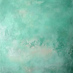 Poster - Serene Teal Textured Canvas Backdrop for Artistic Creations and Tranquil Visual Projects Abstract Design