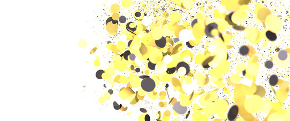 Poster - Golden Glitter Abstract