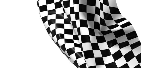 Poster - auto sport grid flag background