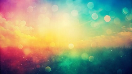 Poster - Vintage Abstract Gradient: Serenity, Optimism & Growth