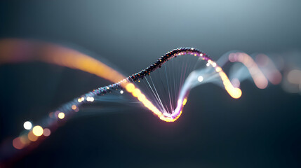 Poster - Entwined filaments light the way in this mesmerizing display of interwoven molecular strands