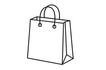Poster - Stylish icon set featuring a simple, elegant shopping bag design suitable for various applications