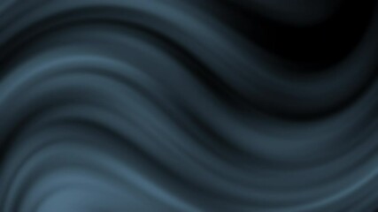 Poster - A smooth, flowing abstract pattern of dark blue waves, evoking a sense of calm and fluidity.