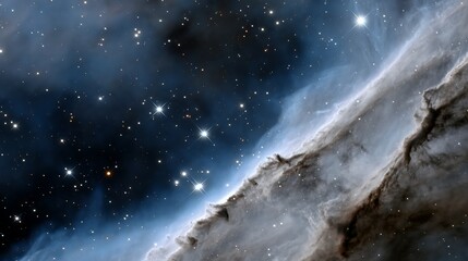 Wall Mural - Cosmic nebula, star clusters, and interstellar dust
