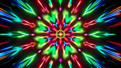 Aufkleber - vibrant kaleidoscope light spectacle creating stunning visual effects