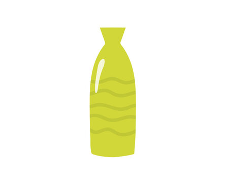 png decor vase with flower art icon pottery minimal white background antique linear vector contour stylish shape rendering design collection elegant illustration

