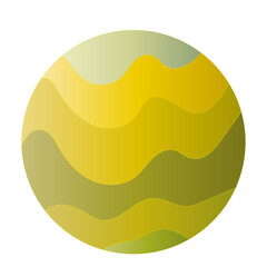 Poster - Modern wave gradient background in circle. Can be used for landing page, book covers, brochures, flyers, magazines, any branding, banners, headers, presentations and wallpapers