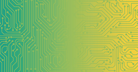Poster - Abstract modern digital science technology futuristic circuit board. 