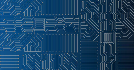 Poster - Abstract modern digital science technology futuristic circuit board. 