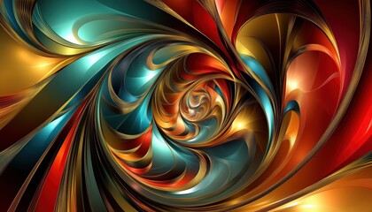 Poster - Golden Curves And Glowing Lights Adorn The Elegant Cover.
