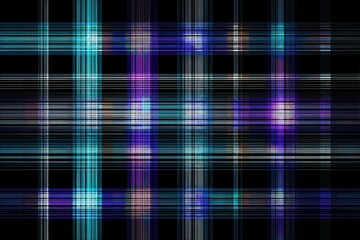Fototapete - Vibrant abstract pattern with colorful lines on dark background for modern design elements and graphic art inspiration