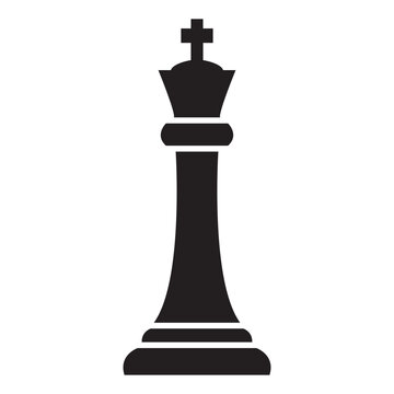 Chess icon set. Chess silhouettes vector icons. Chess black flat icons. Vector chess isolated on white background. vector illustration.