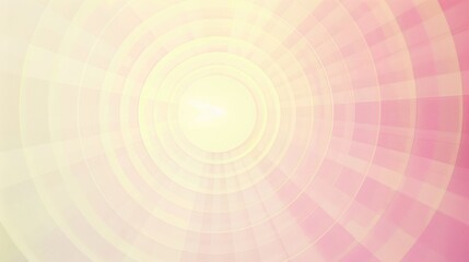 Poster - Soft pastel spiral with concentric circles in peach and yellow tones. Background image of gradient color with pink and yellow and spiral pattern. Digital design for backgrounds and prints. AIG51.