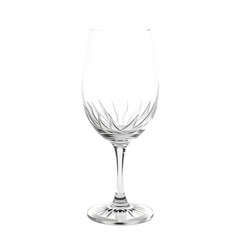 Poster - Elegant Crystal juice Glass Illustration. Perfectly Clear Glassware, A Simple Still Life. Fine Dining Concept, Ideal For Mockups. A High-quality 3d Rendering On A White Background, Clean And