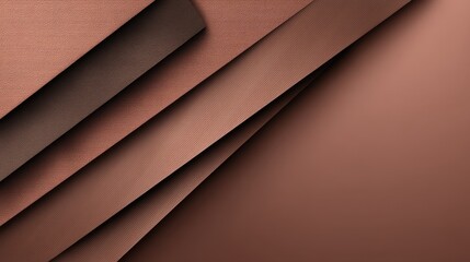 Aufkleber - Elegant deep brown plain surface with soft gradients and cinematic lighting, perfect for minimalist text overlays