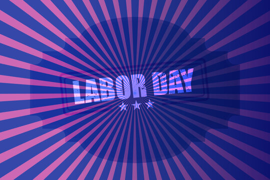 Happy Labor Day banner. Design template. Vector illustration