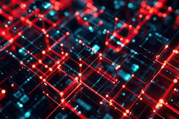 Poster - Abstract digital network (6)