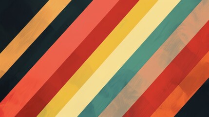 Fototapete - Geometric abstract pattern with colorful overlapping diamonds. Seamless design for wallpaper. Abstract image of geometric shape made from bold line with vibrant color. Dynamic shape style. AIG51.