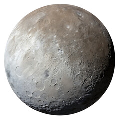Wall Mural - Haumea dwarf planet isolated on a transparent background