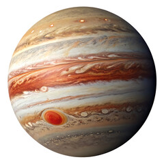 Wall Mural - Jupiter planet isolated on a transparent background