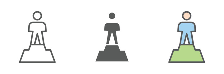 Poster - Career Icons Set – Vector Illustrations in Multiple Styles
