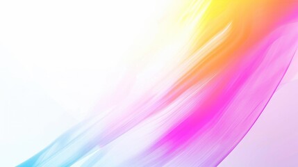 Poster - Soft abstract fluid gradient with pink and blue tones. Gentle and smooth design. Background image of fabric texture with vibrant color flowing and floating at white background. Watercolor. AIG51.