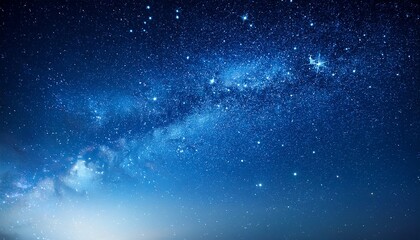 starry sky background blue night sky full of stars glowing stars in the dark space starry background