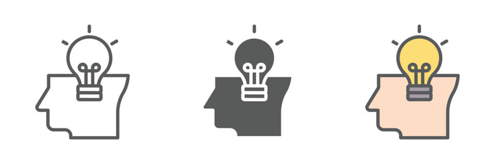 Poster - Innovation Icons Set – Vector Illustrations in Multiple Styles