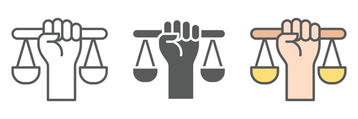 Poster - Integrity Icons Set – Vector Illustrations in Multiple Styles