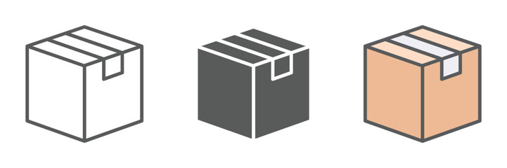 Poster - Production Icons Set – Vector Illustrations in Multiple Styles