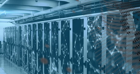 Poster - Data processing against network of connections over computer server room