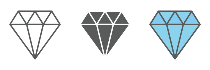Poster - Value Icons Set – Vector Illustrations in Multiple Styles