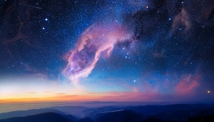 cosmic nebula in auriga