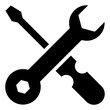 © sahila - technical, Wrench and Screwdriver Tool Glyph icon