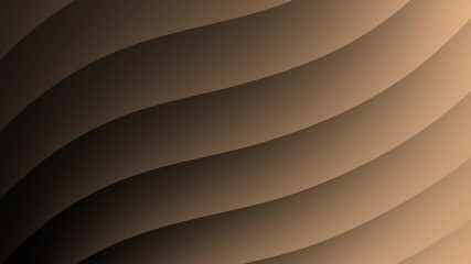 Poster - A smooth gradient of brown waves creates a soothing visual effect, emphasizing fluidity and depth.