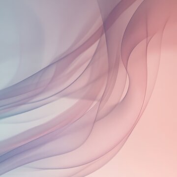Soft thread curves in dreamy haze, gentle background